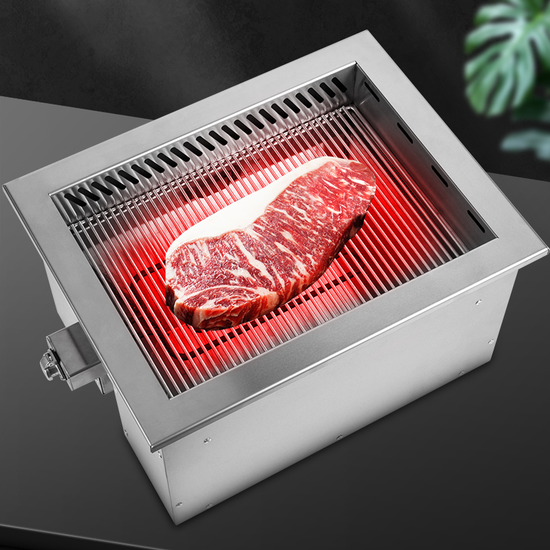 شواية كهربائية تجارية 2400 واط - مراجعة Korean Bbq Grill وسعره